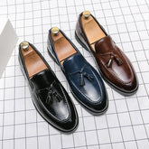 Men's Business Tassel Slip-On Shoes